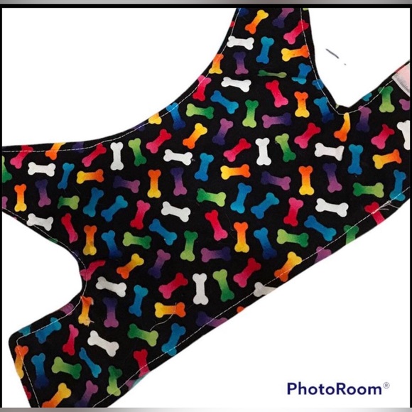 Dog Clothes - Rainbow Bones - Size Small - Picture 2 of 3